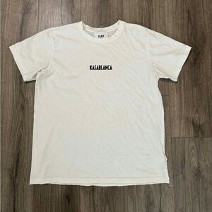 PLNY Logo Crewneck White TShirt